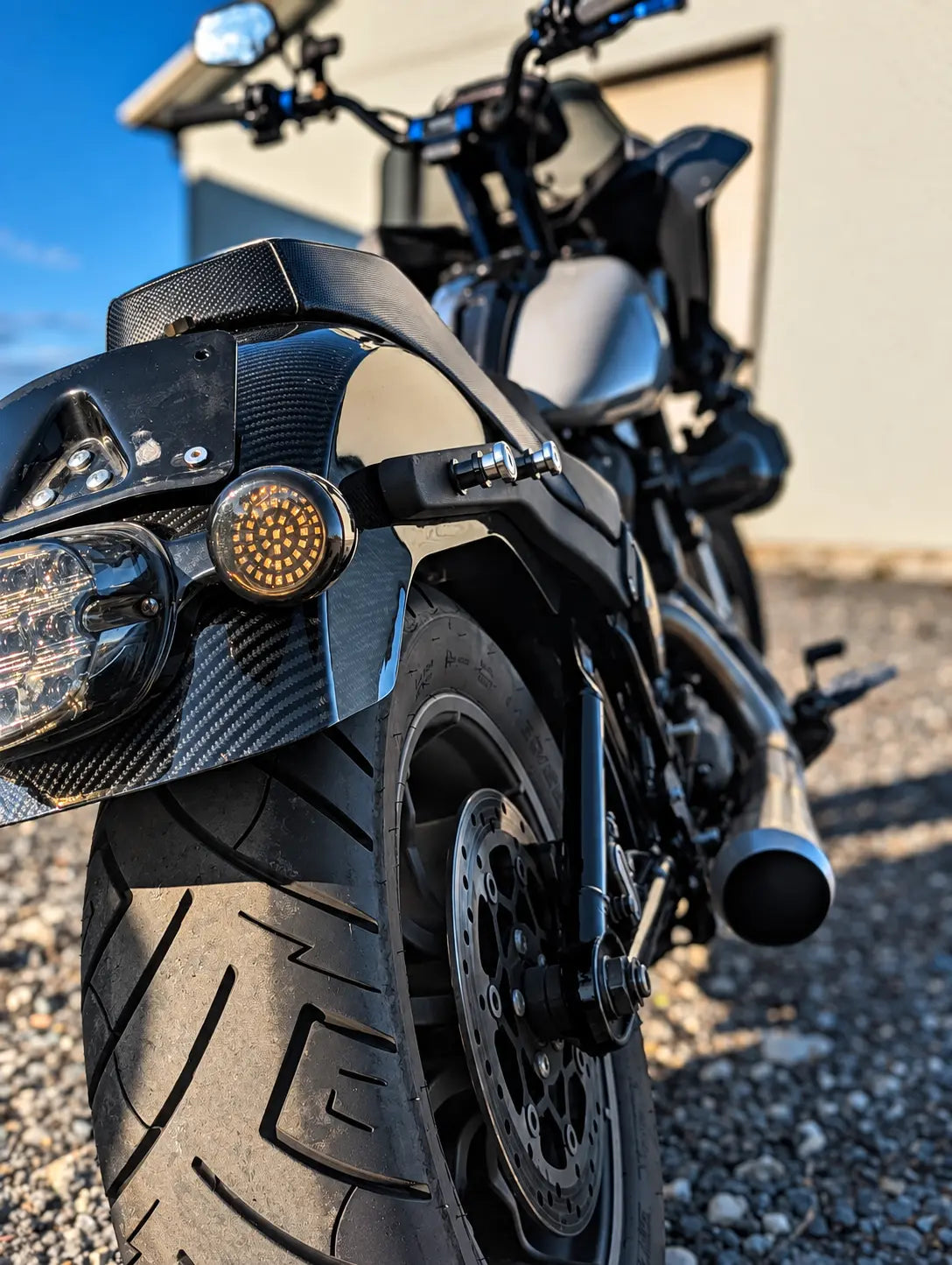 Rear bodywork and carbon detailing on the featured Low Rider build