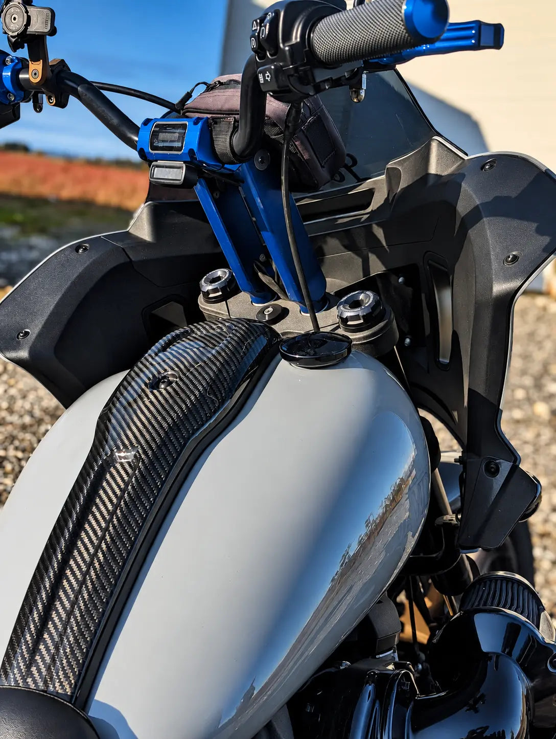 Carbon Fibre Tank Centre Cover